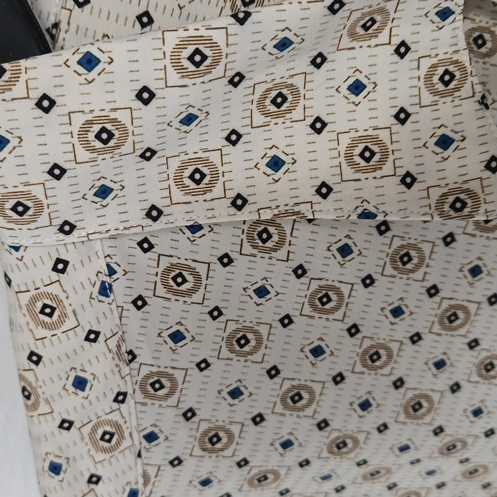 Haband Travelers Cream Patterned Shirt - Picture 3 of 11